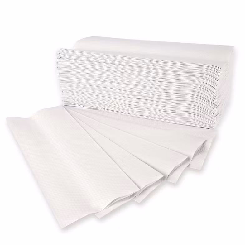 Papierhandtuch 1-lagig "Recycling" gelegt, C-Falzung Weiss 24x152 Stück 32x25 cm Papierhandtuch 1-lagig "Recycling" gelegt, C-Falzung Weiss 24x152 Stück 32x25 cm